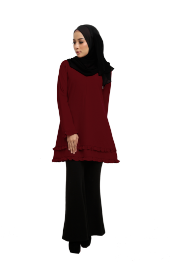 Dini Blouse Maroon