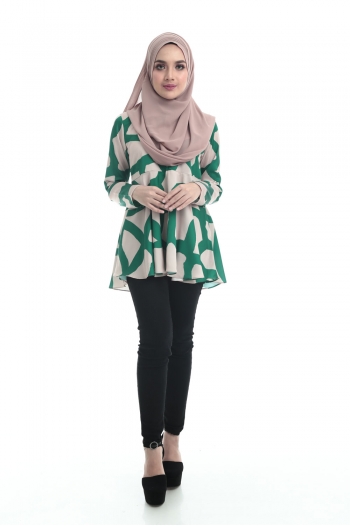 Camelia 2 Princess Cut Hijau