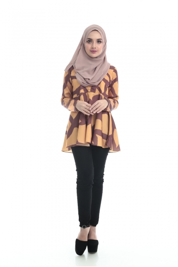 Camelia 2 Princess Cut Mustard