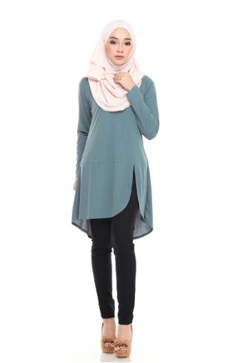 Tia Blouse Turquoise