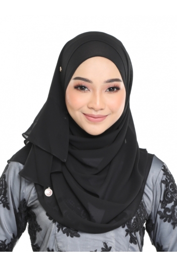 Carlina Shawl Black