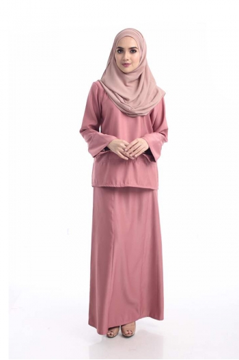 Kalisha Kurung Dark Peach