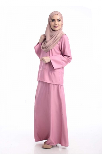 Kalisha Kurung Dusty Pink