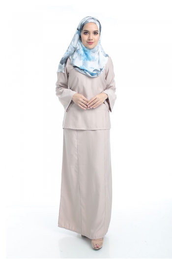 Kalisha Kurung Light Brown