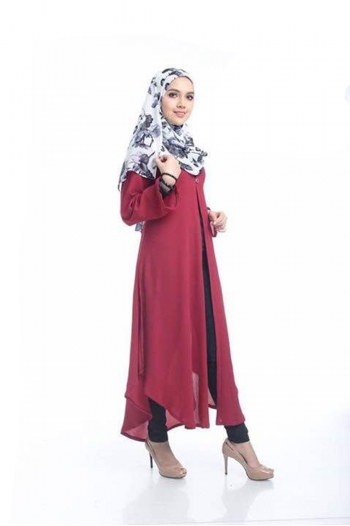 Cardigan Delisha Maroon