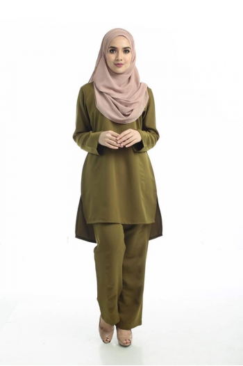 Lofar Kurta Olive Green